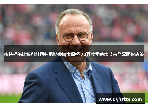多特拒绝让穆科科回归尼斯参加世俱杯 70万欧元薪水节省凸显明智决策